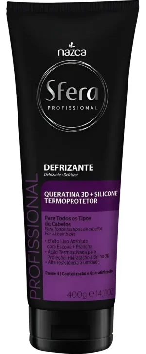 Defrizante Nazca Sfera Prof Quer 3d Silic Termoprotetor 400g