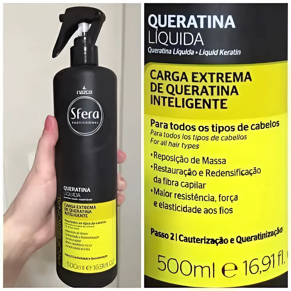 Queratina Líquida Sfera 500ml Nazca Profissional - Imagem 2
