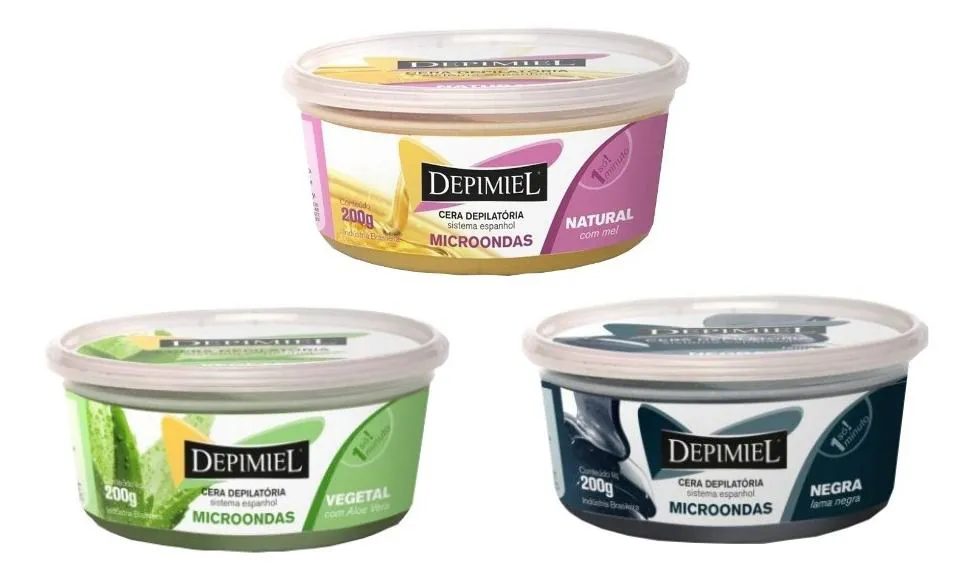 Cera em pote para micro-ondas 200g