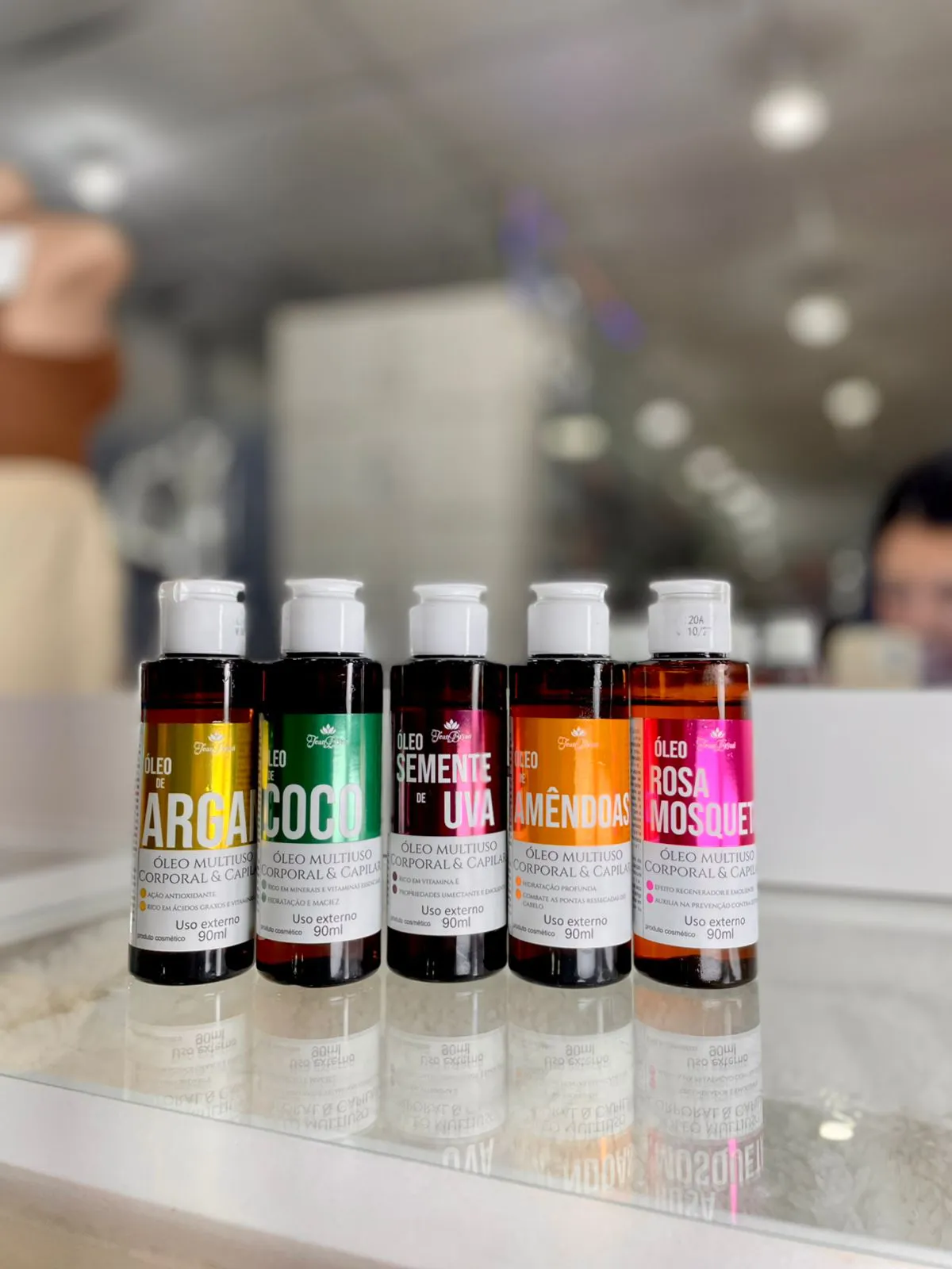 Óleos Corporais e Capilares Jean Bryan