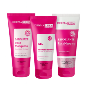 Linha Rosa Mosqueta Dermachem Laboratory – Limpeza e Hidratação Facial 100ml/100g